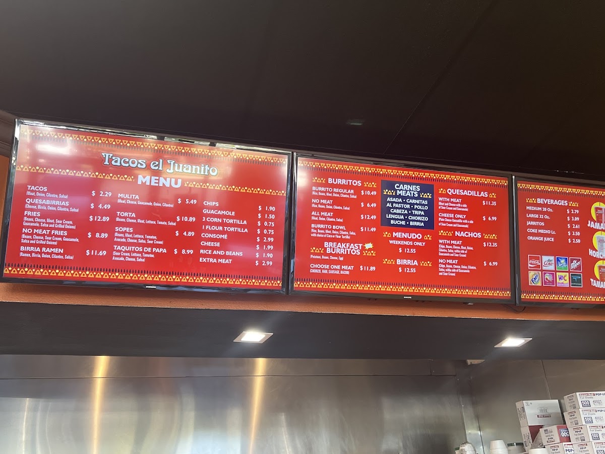 Tacos el Juanito Menu - Image 4
